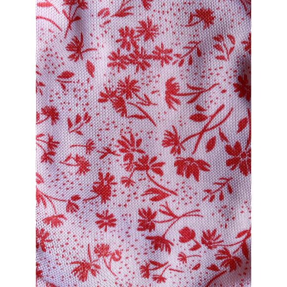 VTG Papaya Y2K Floral Bodycon Mini Dress 2000s M Bratz vibes Paris Hilton style - Picture 9 of 9